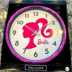 Brand New in box! Barbie Wall Clock